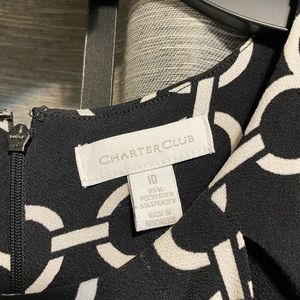 Black and white dress